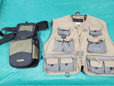 Fishing Vest & Shotshell Box/Hull Pouch