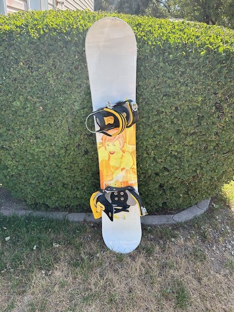 Snowboard with Bindings