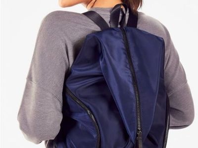 Fabletics The Row Backpack II Navy Blue Brand New with Tags