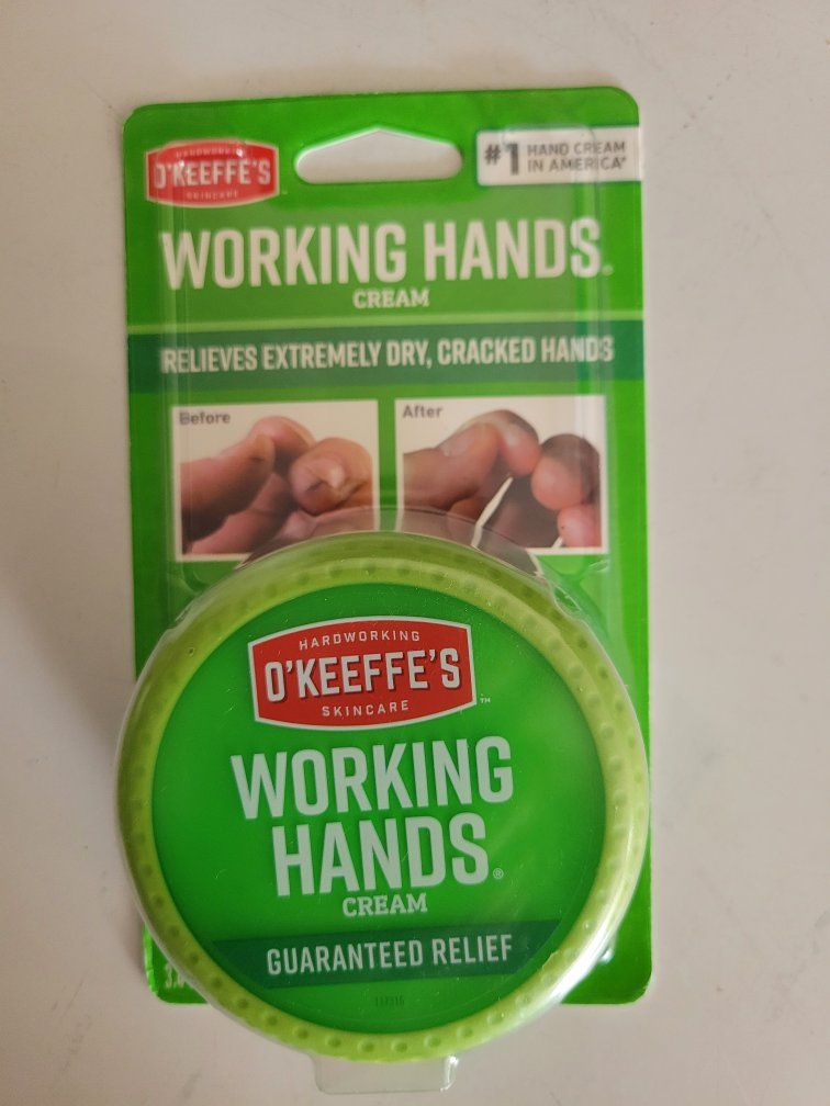 NEW- O'Keeffe's Working Hands Hand Cream Jar - 3.4 oz New