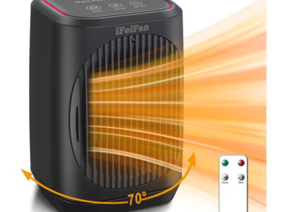 New in box Electric Space Heater(black&white)