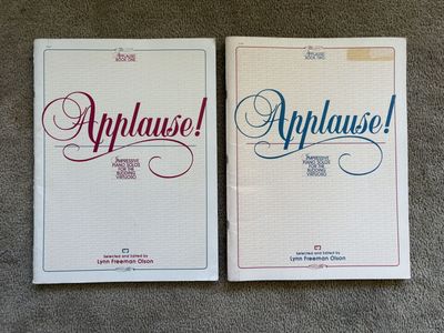 Two Vintage Applause! Piano Books