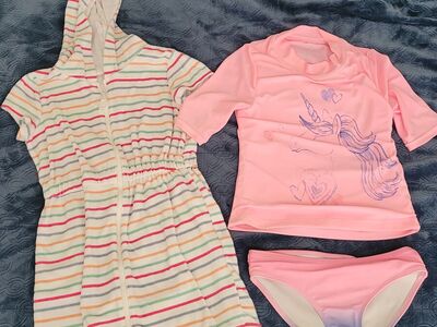 Carter's Girls Size 7 Swim Lot