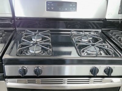 Real Clean GE GAS Range~90 Day Guarantee~Stainless Steel