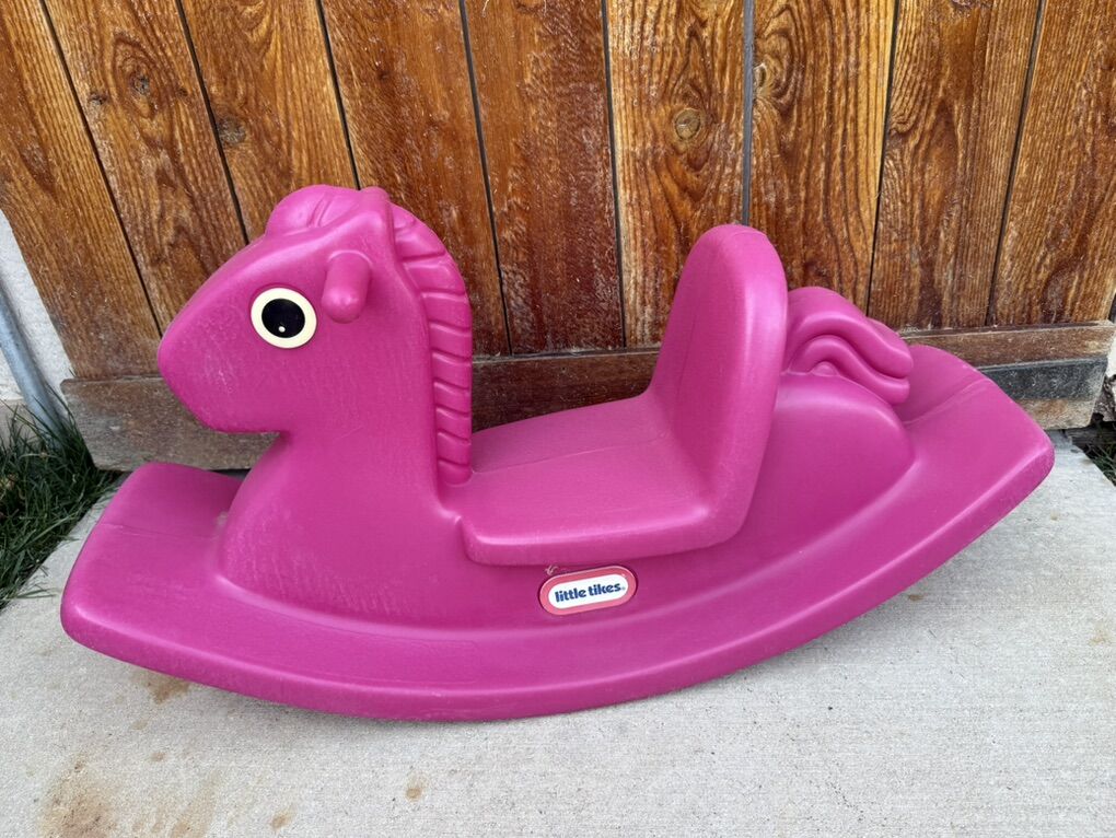 Pink Little Tikes Rocking Horse