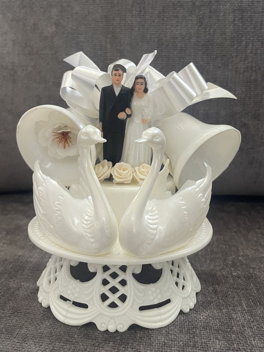 Vintage 1950s Wedding Cake Topper