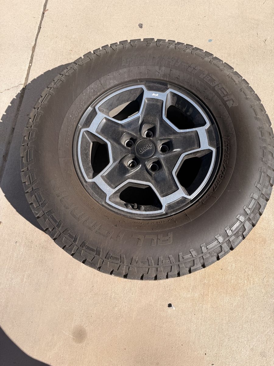Jeep Gladiator Mojave OEM Factory Wheels and Tires Set