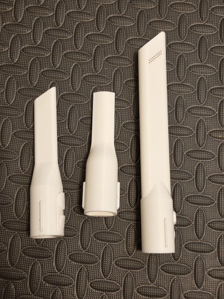 Dyson Nozzles for auto, home, and vacuum sealing bags.
