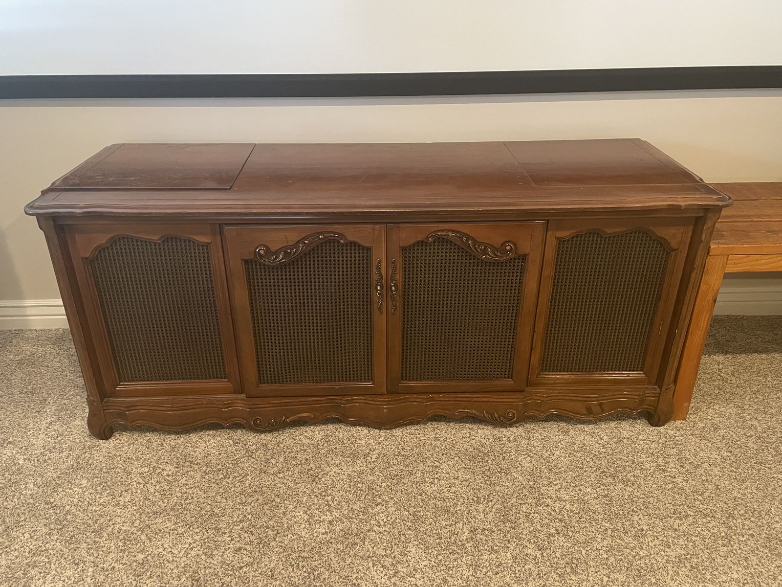 Vintage TV cabinet or entertainment center