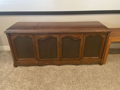Vintage TV cabinet or entertainment center