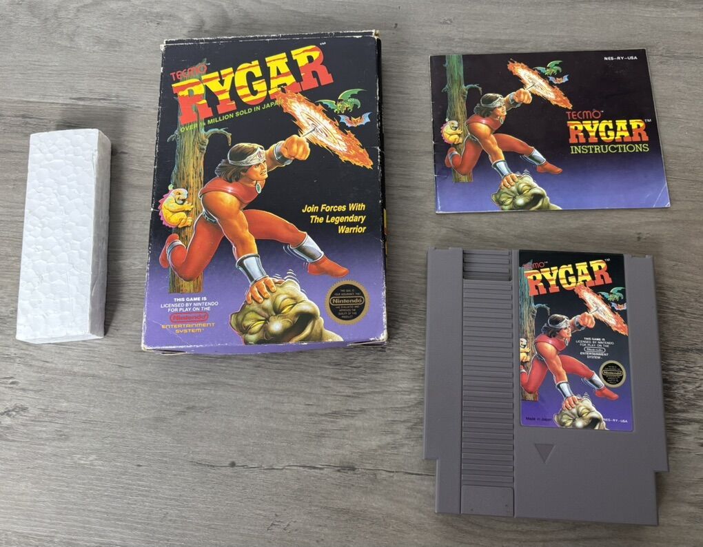Nintendo Rygar, NES in Box