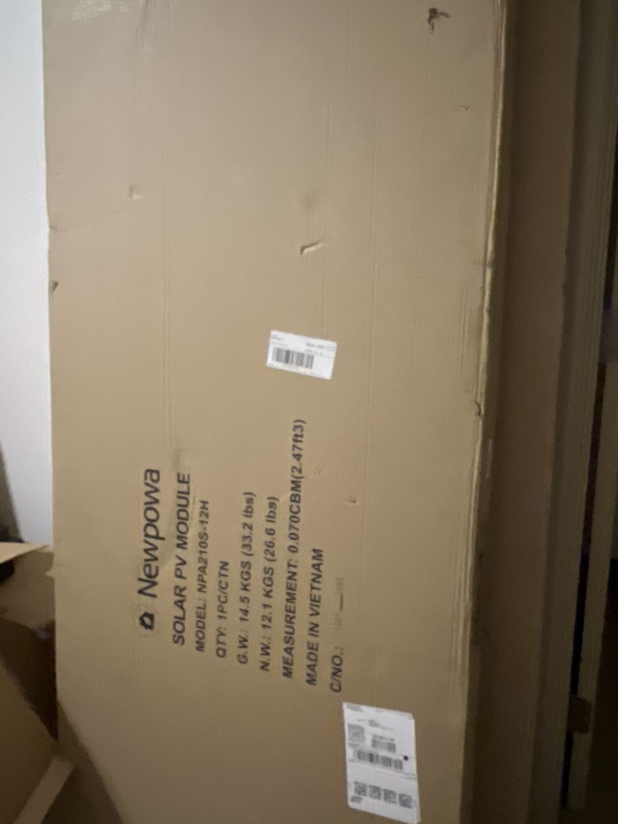 Newpowa 220 Watt Solar Panels