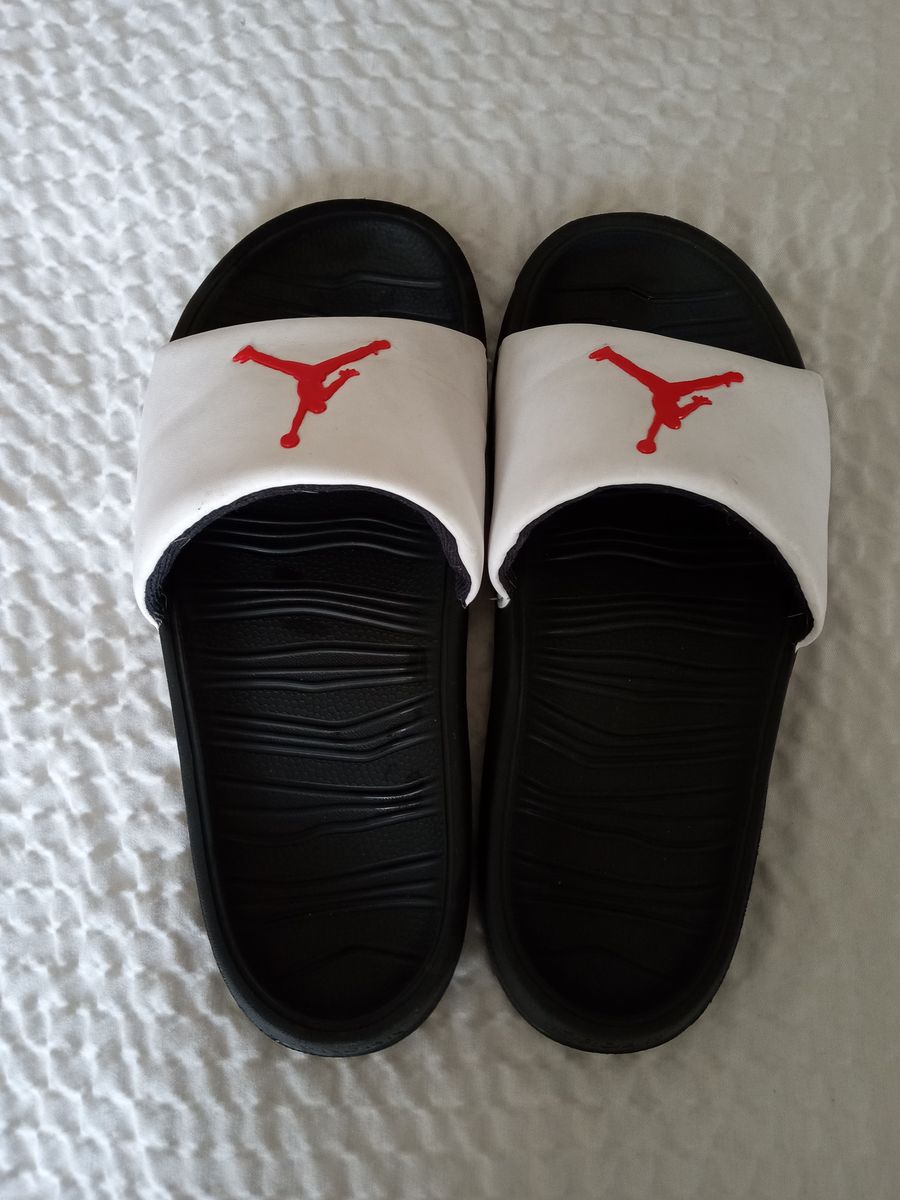 Men's air Jordan break slides University red size 9