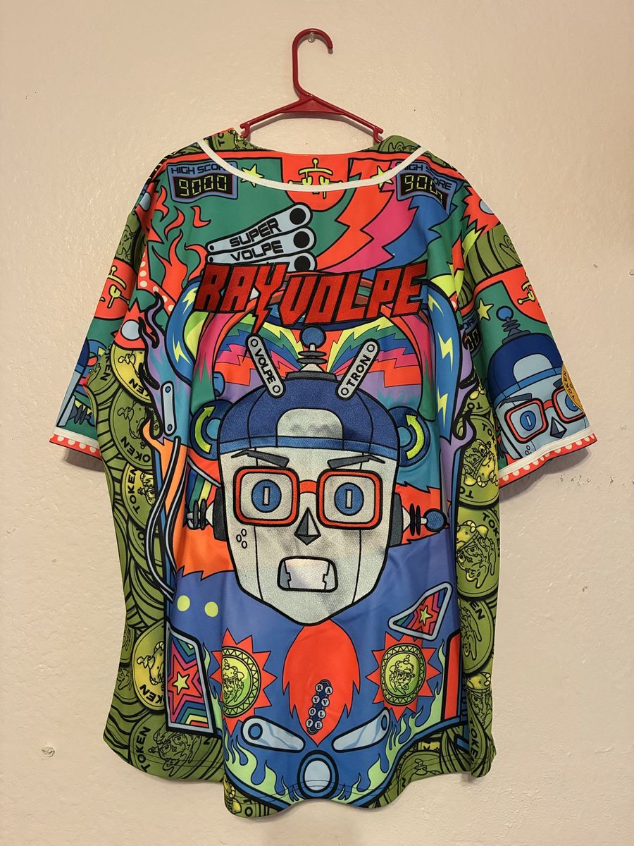 Ray Volpe pinball jersey 
