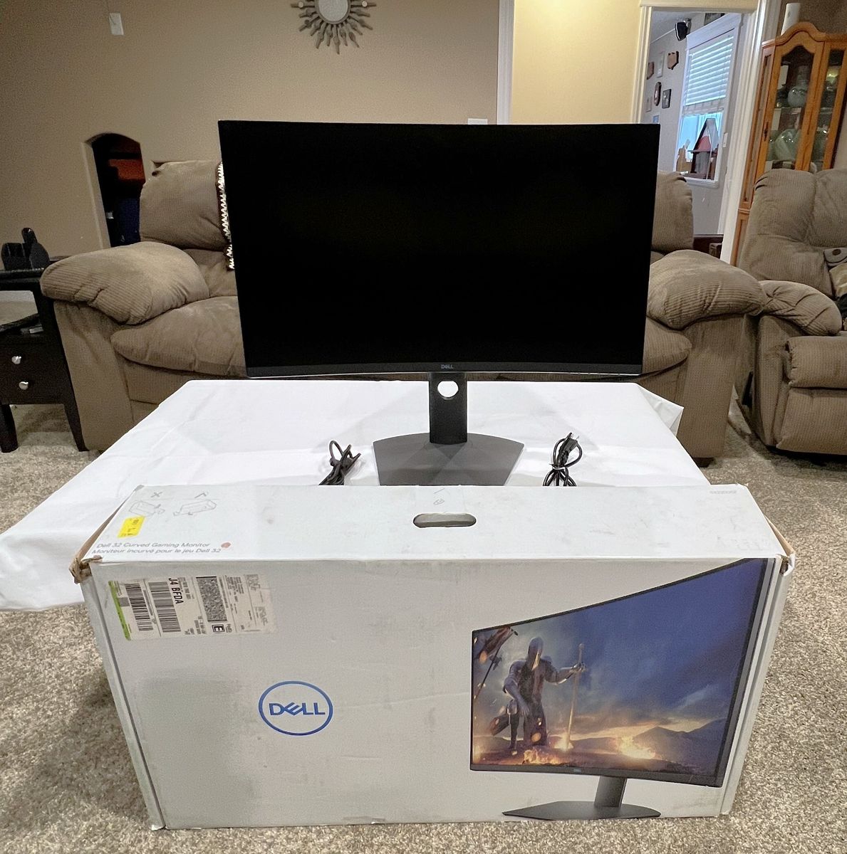 Dell 32 inch QHD Gaming Monitor 165Hz Refresh Rate, MINT CONDITION!