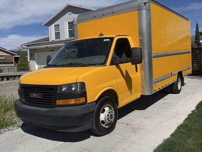 2019 GMC Savana Cutaway Box Truck - Yellow, Ready for Work