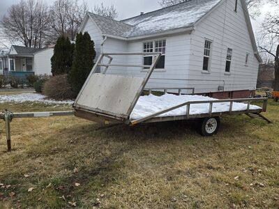 2008 Triton U3244 2-Place Snowmobile Trailer - Clean Title