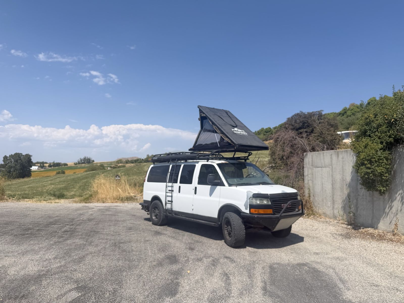 Custom Camper Van with Roof Tent and Off-Road Upgrade