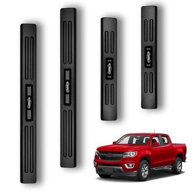 4PCS Car Door Edge Guards Door Sill Protector for 2015-2022 Chevy Colorado & GMC Canyon