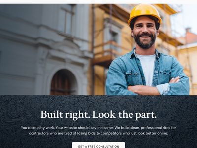 Get a website that wins you clients, built by an experienced designer
