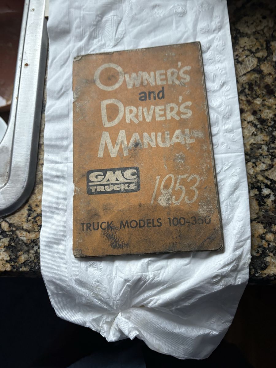 GMC truck manual 1953