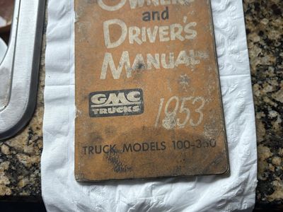 GMC truck manual 1953