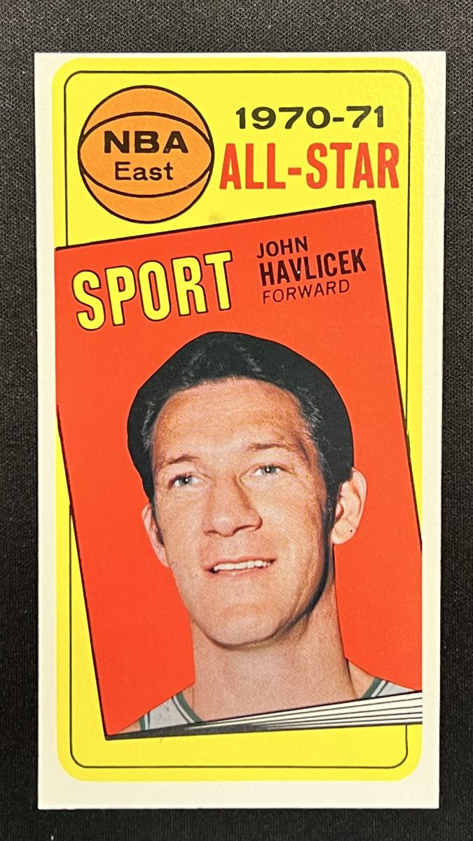 1971 John Havlicek East All-Star Topps Vintage Tall Card *this card is in great condition 