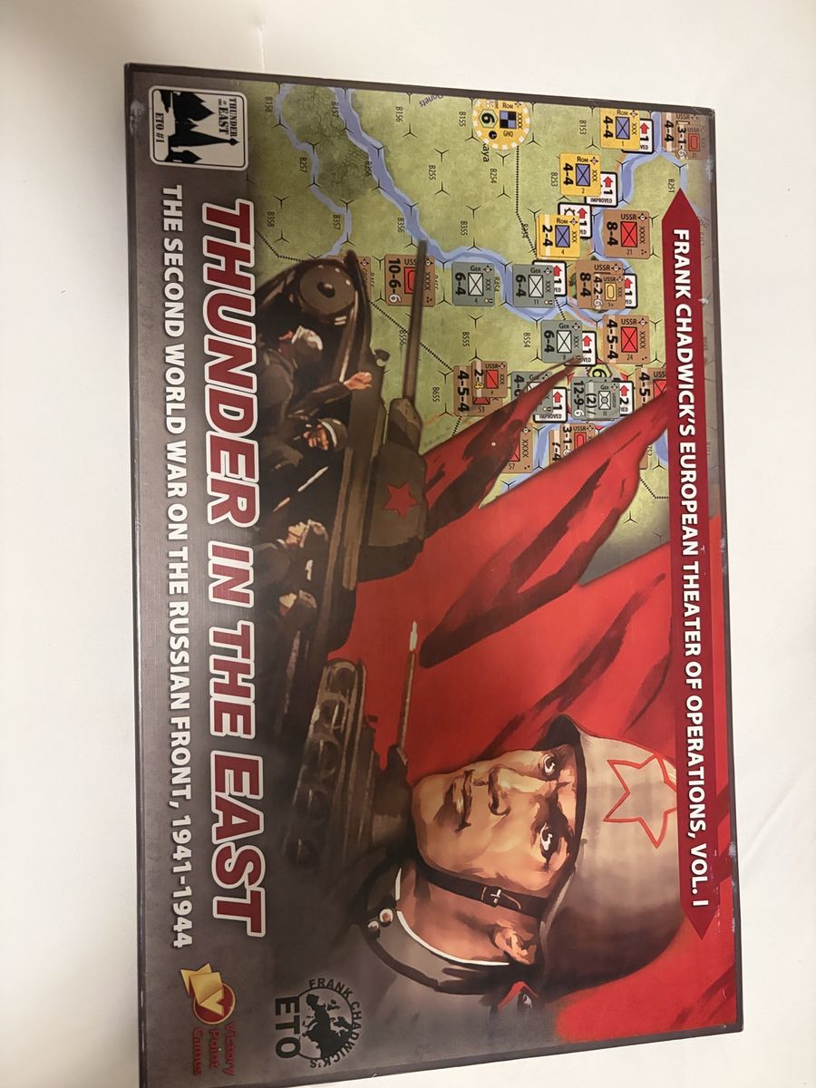 Thunder in the East Board Game (Victory Point Games) – 100% UNPUNCHED Counter Sheets, Complete?