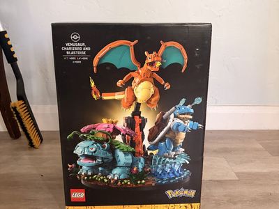 Lego Venusaur, Charizard and Blastoise Pokemon Lego set