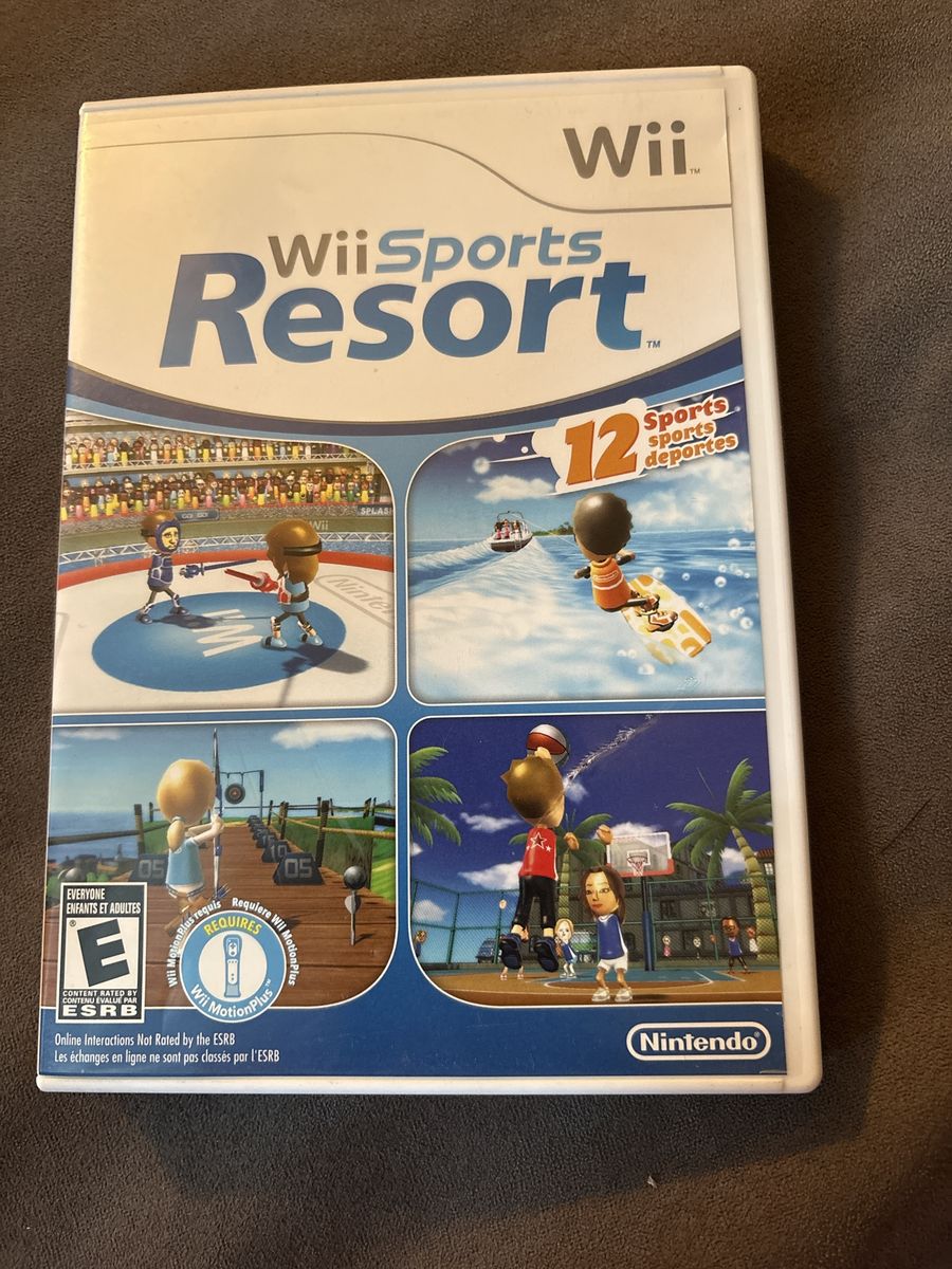 Wii Sports Resort - Nintendo Wii Video Game with Case