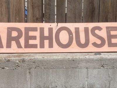WAREHOUSE #2 Sign - Wooden Industrial Rustic Decor