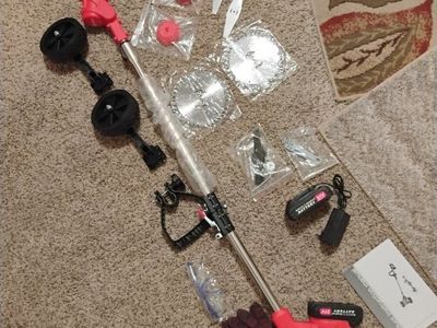 New king Furt 21v Cordless Weed Eater String Trimmer & Brush Cutter 2 21V Battery's Attachments, Blades, safety glasses, gloves