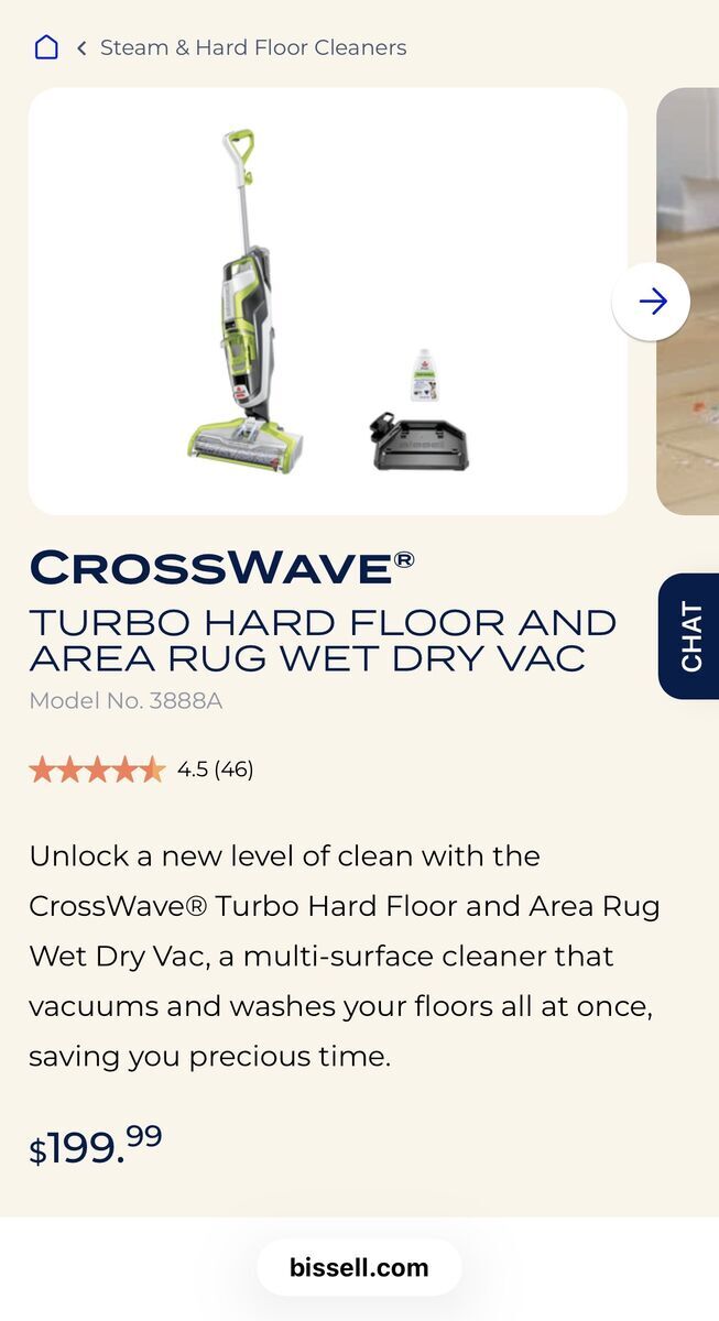 Bissell Crosswave floor cleaner