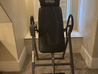 Innova ITM5900 Advanced Heat & Massage Inversion Table with Memory Foam Lumbar Pad