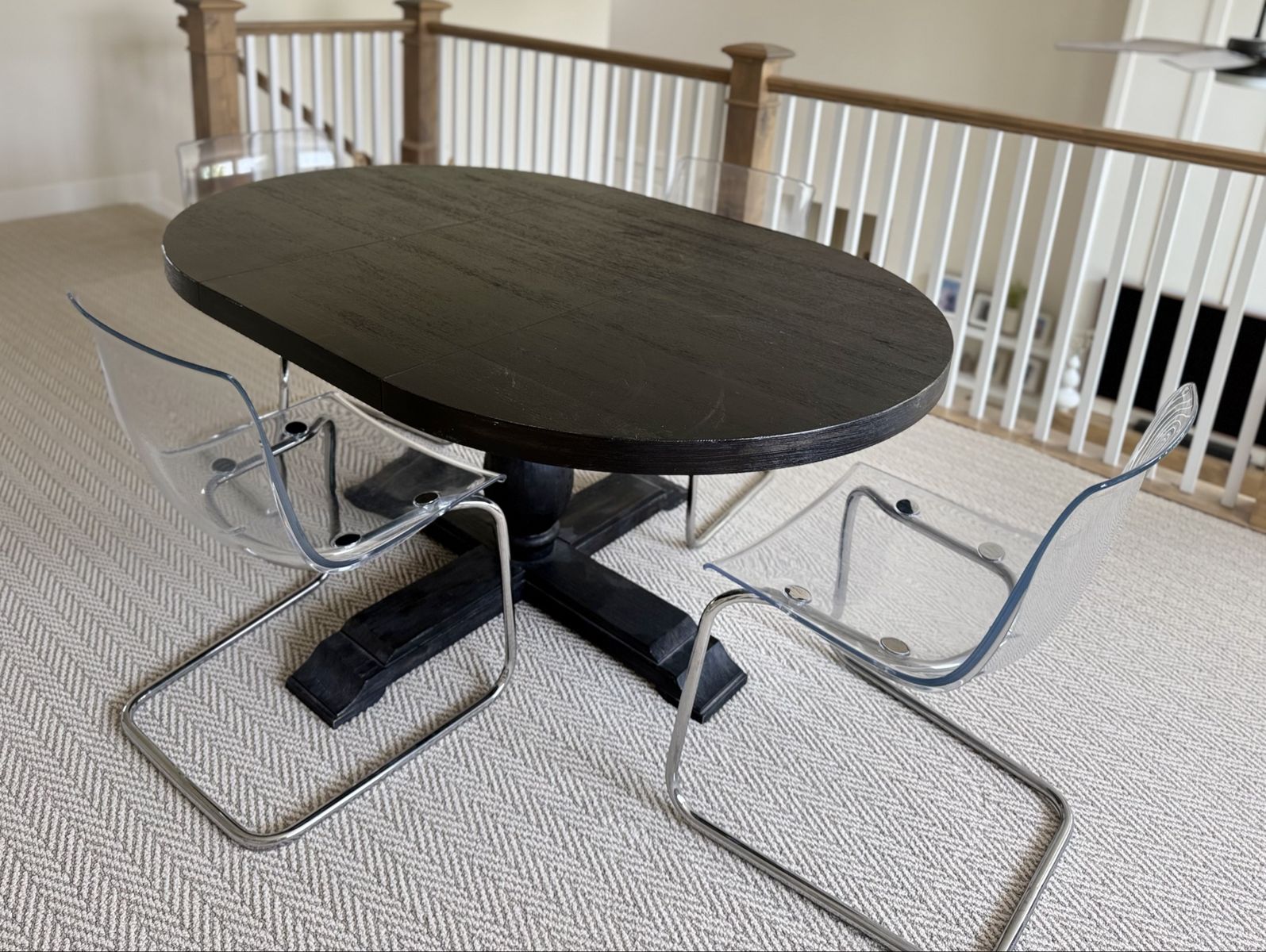 DINING TABLE AND CHAIRS