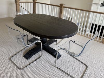 DINING TABLE AND CHAIRS