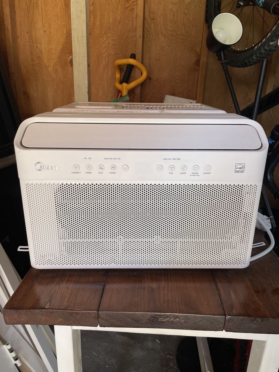 Midea 8,000 BTU U-Shaped Window AC w/ Remote – Works Great