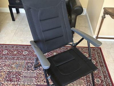 Timber Ridge Ergonomic Director's Chair, Foldable Outdoor Portable Chair
