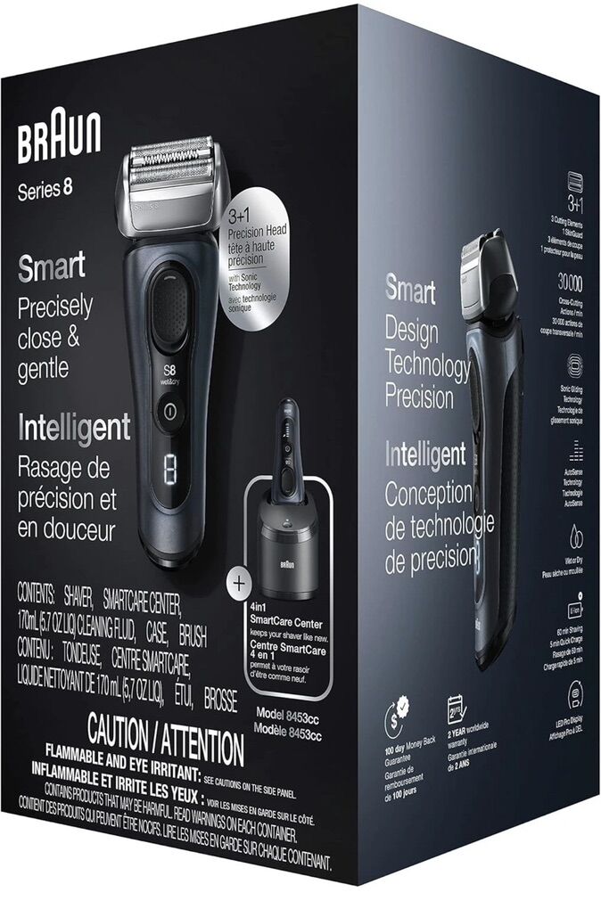 Brand new Braun Series 8 8453cc Electric Shaver