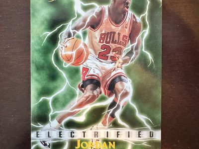 1996 Skybox Michael Jordan "Electrified" #278 Chicago Bulls