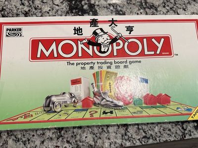 Rare Vintage Monopoly Taiwan Edition (1995) – Complete