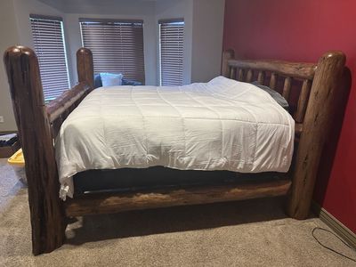 King Size Rustic Log Cabin King Size Bed Frame