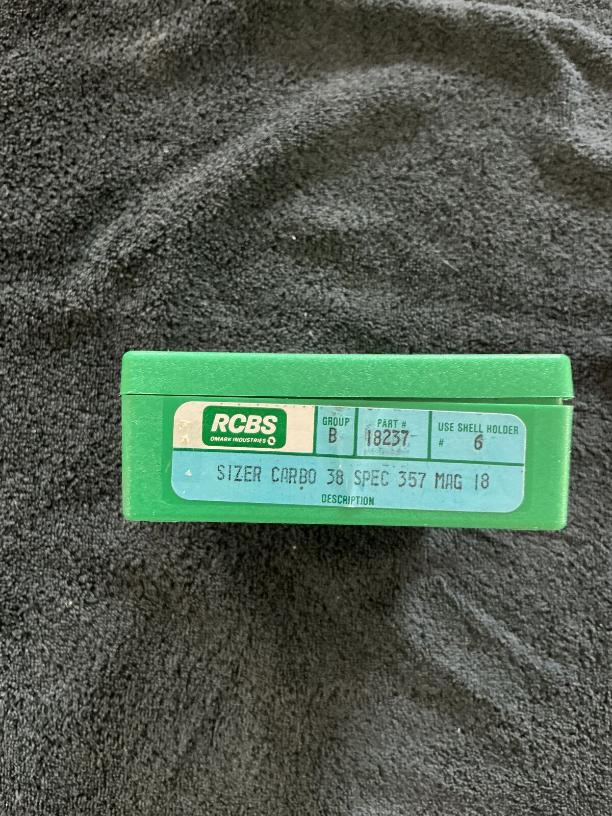 RCBS Carbide Sizer Die 357 Mag/38 Special