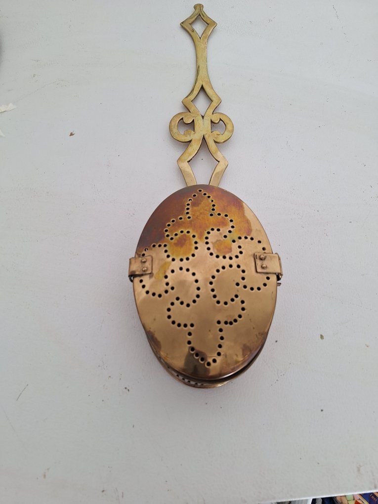 bed warmer brass