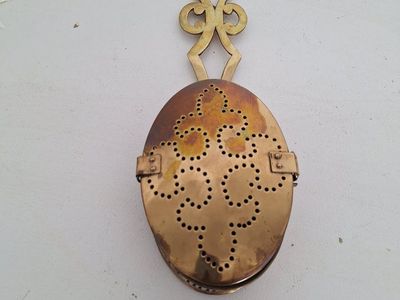 bed warmer brass
