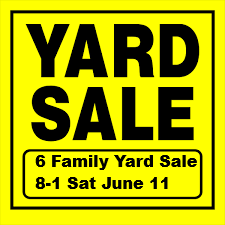 Yard Sale 9547 S Caledonia Circle (4730 W) South Jordan SAT. 8:00 7/11/26