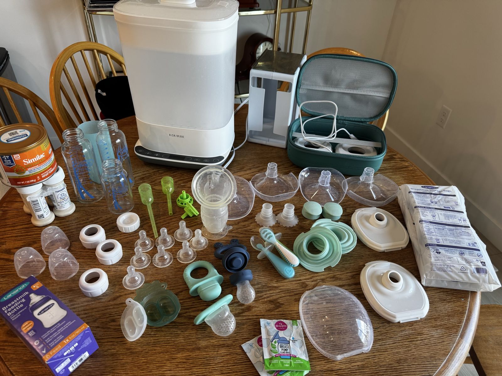 Fouture Bottle Sterilizer, Willow Go Pump, Dr. Brown's Bottles & More - Baby Feeding Bundle