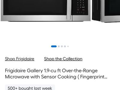 FRIGIDAIRE GALLERY MICROWAVE