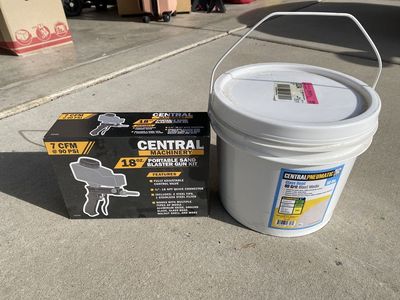 Sand Blasting Kit And Glass Bead Media