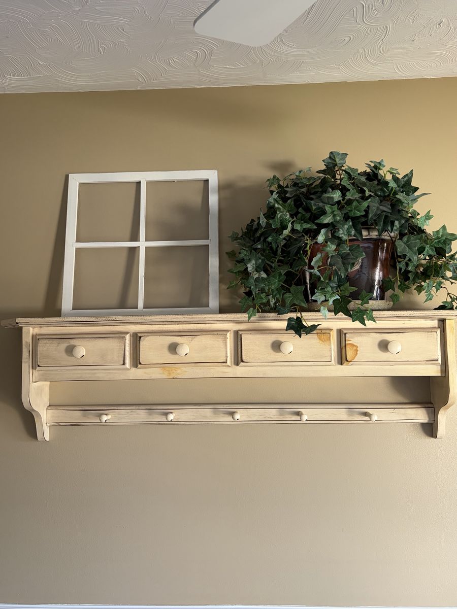 Window Decor and Plant